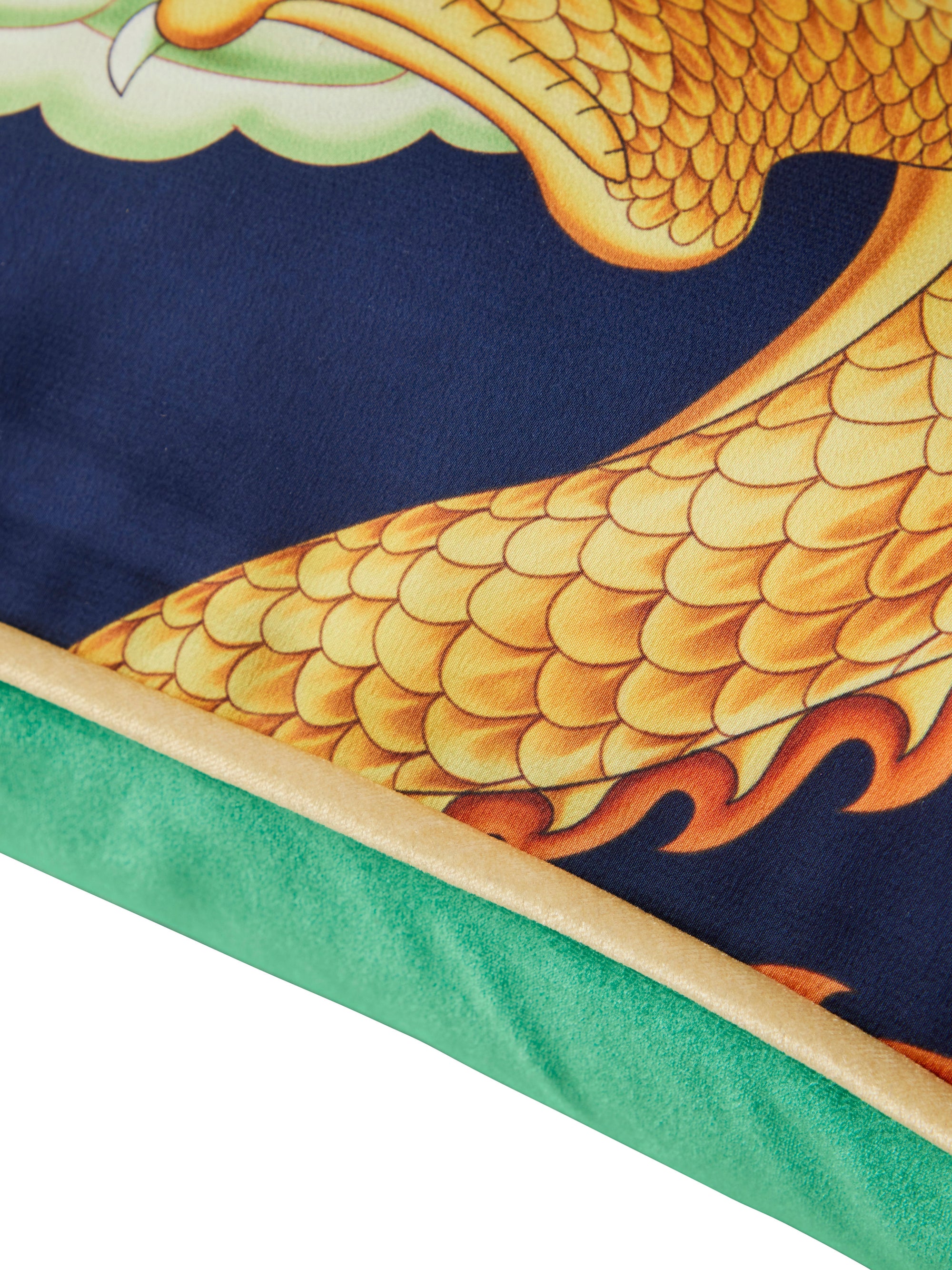 pillowcase, dragon blue
